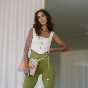 Princess Polly In Your Dreams White Corset Crop Top